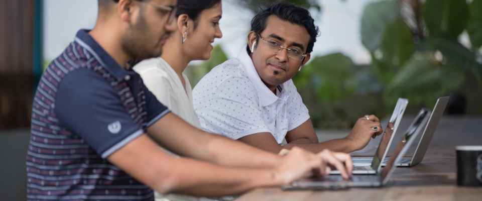 Team planning an AI project with CARE