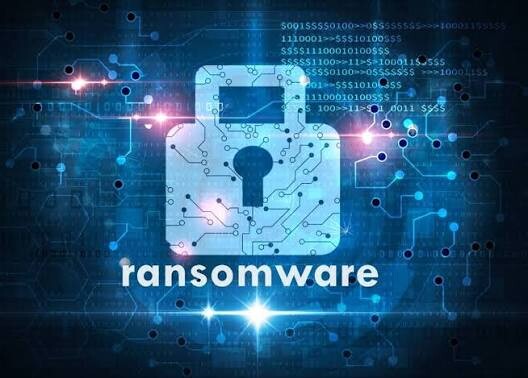 Digital padlock representing a ransomware attack encrypting business data, protected by CARE in Singapore